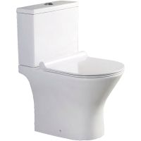 Унитаз компакт Azario Verde AZ-2224 с бачком и сиденьем Микролифт — фото 1, Унитазы