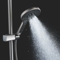 Душевая система Rose R39T R3936T Оружейная сталь — фото 18, Душевые системы