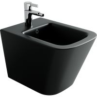 Биде Ceramicanova Union CN4010MB подвесное Черное матовое — фото 1, Биде