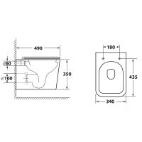 Товар: Унитаз Owl 1975 Vatter OWLT190403S подвесной с сиденьем Микролифт - фото 6 Унитаз Owl 1975 Vatter OWLT190403S подвесной с сиденьем Микролифт — фото 6, Подвесные унитазы
