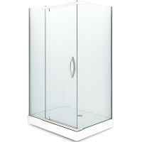 Душевой уголок Alex Baitler 120x90 AB214-120 профиль Хром стекло прозрачное — фото 1, Прямоугольные душевые уголки