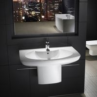 Раковина Roca Dama Senso 58 327512000 Белая — фото 4, Раковины подвесные