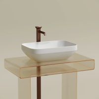 Раковина-чаша Ceramicanova Element 50 CN6055 Белая глянцевая — фото 22, Раковины накладные