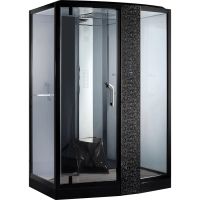 Душевая кабина Orans SR-89105 RS Black 120x90 R 89105RB с баней с гидромассажем — фото 1, Душевые кабины