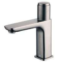 Смеситель для раковины Iddis Slide SLIGMBTi01 Графит — фото 1, Смесители для раковины