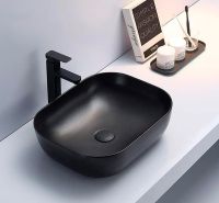 Товар: Раковина-чаша CeramaLux 50 78104-1MB Черная матовая - фото 2 Раковина-чаша CeramaLux 50 78104-1MB Черная матовая — фото 2, Раковины