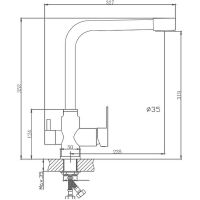 Товар: Смеситель для кухни Haiba HB76802 Нержавеющая сталь - фото 2 Смеситель для кухни Haiba HB76802 Нержавеющая сталь — фото 2, Смесители для кухни