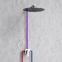 A12030 Встраиваемый комплект для душа с верхней душевой насадкой — фото 4, Встраиваемые душевые комплекты