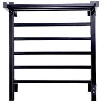 Электрический полотенцесушитель Comfysan Marte-K EC-5 60x50 012519 с полкой Черный матовый — фото 3, Электрические полотенцесушители