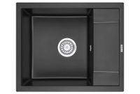 Granula-6002, ТУРМАЛИН, кухонная мойка, кварц — фото 1, Кухонные мойки