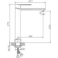 Товар: Смеситель для раковины Haiba HB11590-7 Черный - фото 2 Смеситель для раковины Haiba HB11590-7 Черный — фото 2, Смесители для раковины