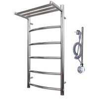 Товар: Полотенцесушитель электрический Point Афина PN04148PE П5 400x800 с полкой левый/правый, хром - фото 4 Полотенцесушитель электрический Point Афина PN04148PE П5 400x800 с полкой левый/правый, хром — фото 4, Электрические полотенцесушители