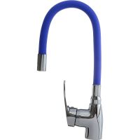 Смеситель для кухни Melodia della vita Ostessa MDV40615Blue Хром Синий — фото 4, Смесители для кухни