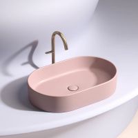 Раковина-чаша Ceramicanova Element 61 CN6048MP Розовая матовая — фото 21, Раковины накладные