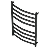 Полотенцесушитель электрический Point Антея PN17858B П8 500x800, диммер справа, черный — фото 4, Электрические полотенцесушители