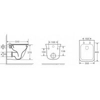 Товар: Унитаз Azario Felice AZ-0054 подвесной с сиденьем Микролифт - фото 2 Унитаз Azario Felice AZ-0054 подвесной с сиденьем Микролифт — фото 2, Подвесные унитазы