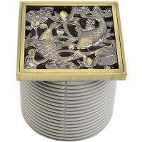 Товар: Решетка для трапа Bronze de Luxe Рыбы 10x10 21980 Бронза - фото 4 Решетка для трапа Bronze de Luxe Рыбы 10x10 21980 Бронза — фото 4, Решетки для лотков и трапов