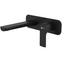 Смеситель для раковины Lemark Ursus LM7226BL Черный матовый — фото 1, Смесители для раковины