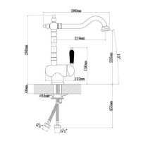 Товар: Смеситель для кухни Florentina Ария 313.08H.1113.107 Песочный - фото 3 Смеситель для кухни Florentina Ария 313.08H.1113.107 Песочный — фото 3, Смесители для кухни
