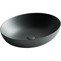 Раковина-чаша Ceramicanova Element 52 CN6017MDH Темный антрацит матовый — фото 2, Раковины накладные