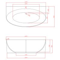 Товар: Акриловая ванна Azario Cambridge 170х88 CAM17289 без гидромассажа - фото 2 Акриловая ванна Azario Cambridge 170х88 CAM17289 без гидромассажа — фото 2, Ванны
