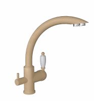 Florentina Смеситель ШАЛЕ FL, цвет Бежевый  ( CHALET FL, Beige) — фото 1, Смесители для кухни