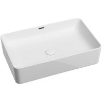 Раковина-чаша Ceramicanova Element 61 CN6065 Белая — фото 1, Раковины накладные