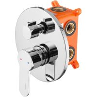 Смеситель для душа Swedbe Platta 5521 Хром — фото 5, Смеситель для душа