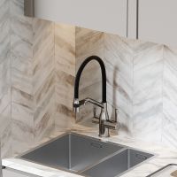 Смеситель для кухни Sancos Orta SC4008BN Никель брашированный Черный — фото 2, Смесители для кухни