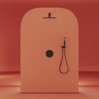 Душевая система Sancos Link SC3005MB с термостатом Черная матовая — фото 9, Встраиваемые душевые комплекты