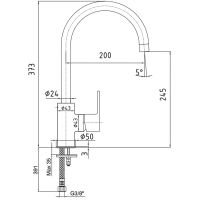 Товар: Смеситель для кухни E.C.A. Nita 102118080EX Хром - фото 2 Смеситель для кухни E.C.A. Nita 102118080EX Хром — фото 2, Смесители для кухни