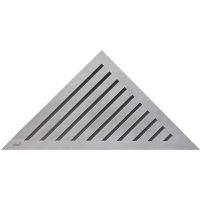 Решетка для душевого лотка Alcaplast GRACE Нержавеющая сталь — фото 1, Решетки для лотков и трапов