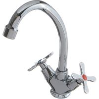 Смеситель для кухни Melodia della vita Fiore MDV40605 Хром — фото 1, Смесители для кухни