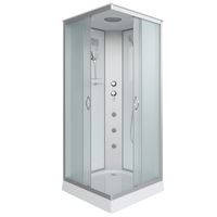 Душевая кабина Niagara Classic NG-1101-14G (90х90х215) низкий поддон(13см),стекло матовое,3 места с  — фото 1, Душевые кабины