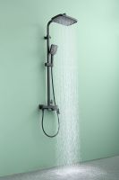 Душевая система Raglo Черная матовая арт-R02.24.06 — фото 8, Душевые стойки