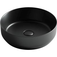 Раковина-чаша Ceramicanova Element 39 CN6022MB Черная матовая — фото 2, Раковины накладные