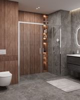 Душевая дверь CEZARES MOLVENO-BF-2-170-C-Cr-IV — фото 1, Раздвижные душевые двери