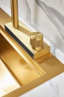 Смеситель для кухни Milacio Ultra MCU.556.GD Золото брашированное — фото 7, Смесители для кухни