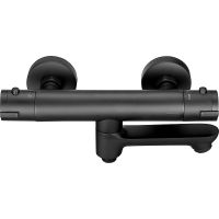 Смеситель для ванны Swedbe Mercury 9045B с термостатом Черный матовый — фото 3, Смеситель для ванны