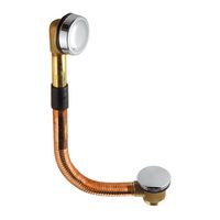 Слив-перелив Remer 96CC click-clack Хром — фото 1, Сливы-переливы