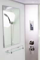 Товар: Душевая кабина Niagara Classic NG-2307-14P (80х80х215) высокий поддон(40см),стекло матовое,4 места - фото 5 Душевая кабина Niagara Classic NG-2307-14P (80х80х215) высокий поддон(40см),стекло матовое,4 места — фото 5, Душевые кабины