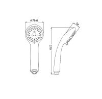 Товар: Ручной душ Iddis Хром арт-A11031 - фото 5 Ручной душ Iddis Хром арт-A11031 — фото 5, Лейки для душа