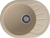 Товар: GRANFEST Мойка RONDO 580L 1-чаша+крыло 579*445мм кашемир арт.GF- - фото 2 GRANFEST Мойка RONDO 580L 1-чаша+крыло 579*445мм кашемир арт.GF- — фото 2, Кухонные мойки