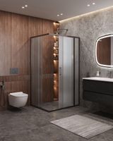 Душевой уголок CEZARES MOLVENO-AH-21-90+20-P-GM — фото 2, Душевые уголки