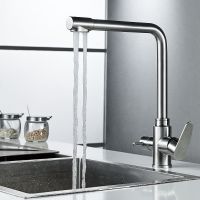 Товар: Смеситель для кухни Haiba HB76802 Нержавеющая сталь - фото 3 Смеситель для кухни Haiba HB76802 Нержавеющая сталь — фото 3, Смесители для кухни