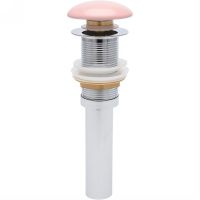 Донный клапан AQUAme AQM7002-0MP click-clack Розовый матовый — фото 1, Донные клапаны