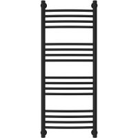 Водяной полотенцесушитель Сунержа Богема+ выгнутая 1000х400 31-0221-1040 Черный матовый — фото 1, Водяные полотенцесушители