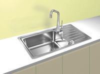 Товар: Мойка для кухни GALEO 30 SAT 90 FI 860X500 в комплекте с сифоном 1127251, - фото 3 Мойка для кухни GALEO 30 SAT 90 FI 860X500 в комплекте с сифоном 1127251, — фото 3, Кухонные мойки