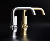 Смеситель для раковины Bronze de Luxe 1760'S 1178CG Золото матовое — фото 2, Смесители для раковины