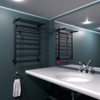 Товар: Электрический полотенцесушитель Маргроид Вид 10 800x500 10-8050-1051-9005R правый с полкой Черный ма - фото 5 Электрический полотенцесушитель Маргроид Вид 10 800x500 10-8050-1051-9005R правый с полкой Черный ма — фото 5, Электрические полотенцесушители